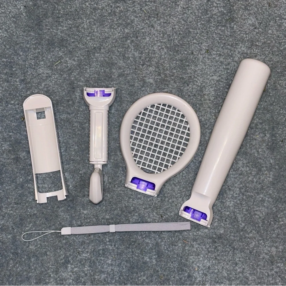 Nintendo Wii Sports Pack Accessories Baseball Bat Tennis Racket Golf Club READ